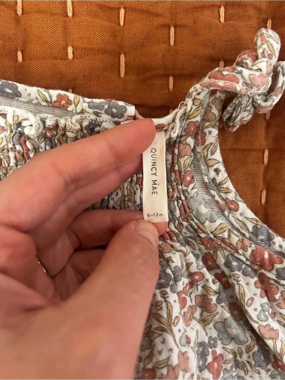 Quincy Mae Floral Bubble Romper